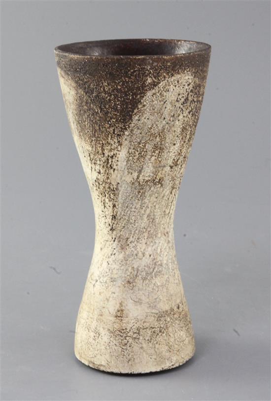 Hans Coper (1920-1981). A waisted vase stoneware vase, height 18.5cm